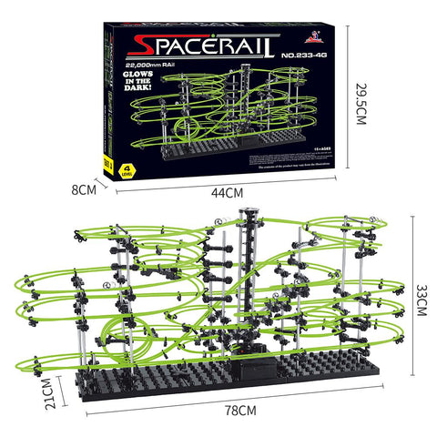 Spacerail Roller Coaster Model Marble Run Ball Set for Adults Creative Building-TB01482-Veeddydropshipping
