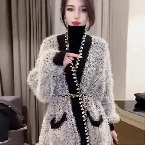 Women Sweater Cardigan Jacket Korean Vintage Casual Sweater-Veeddydropshipping