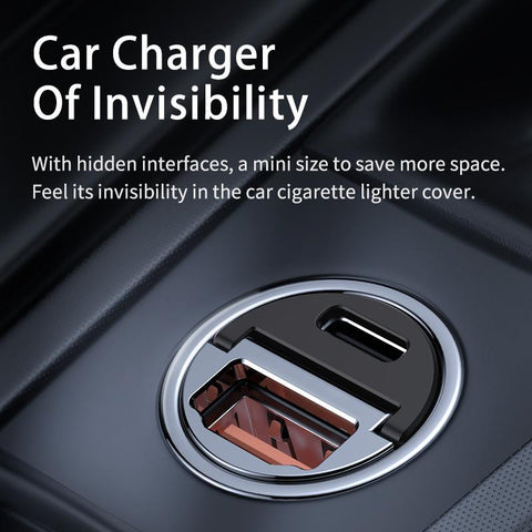Remax 30W PD Car Charger QC 4.0 QC 3.0Type-C-PA01130-Veeddydropshipping