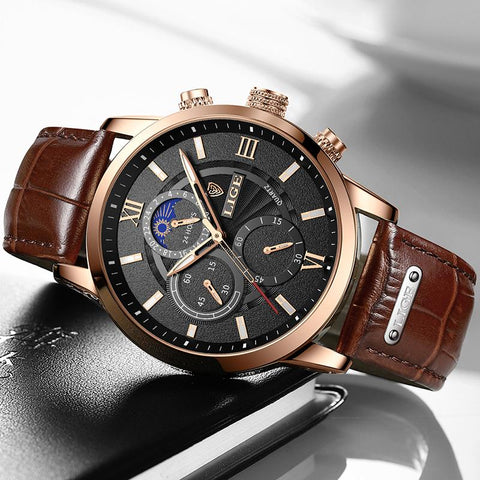 Watches Luxury Leather Casual Quartz Watch Men-JW00650-Veeddydropshipping