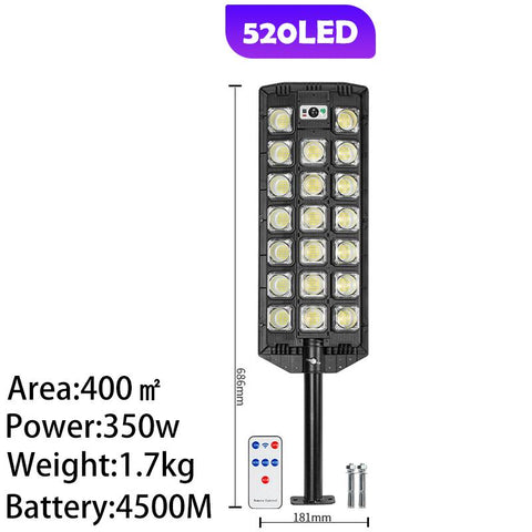 400W Solar Street Light Outdoor 520LED 20000 Lumens Super-TI00819-Veeddydropshipping