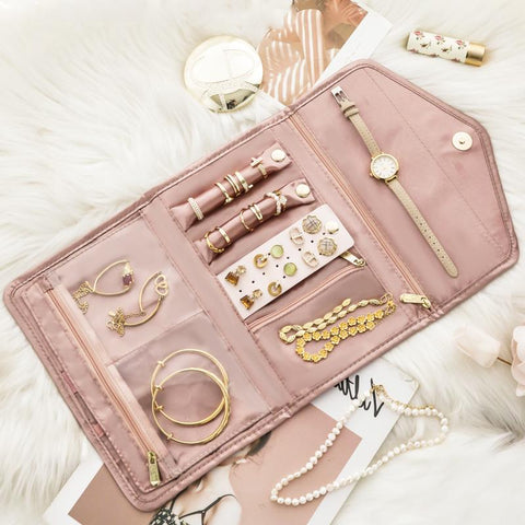 Jewelry Organizer Roll Case Watch Band Organizer Storage Bag-JW01740-Veeddydropshipping