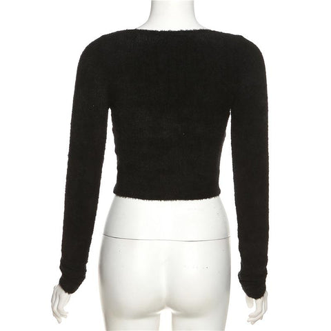 Women Clothing Slim Camisole Square Collar Cardigan Set-WF00268-Veeddydropshipping