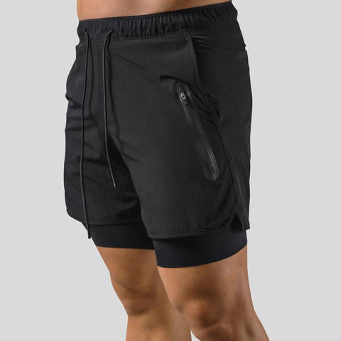 2023 New Street Fashion Shorts  In1 Double Layer Quick Dry Sports -OS00956-Veeddydropshipping