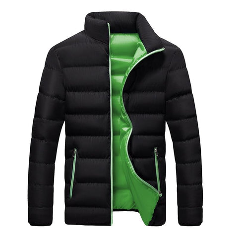 Winter Coat Cotton Coat Thickened Warm Parker Solid-Veeddydropshipping