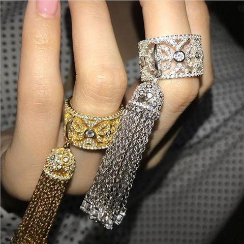 Fashion Famous Crown Adjustable Rings 925 Sterling Silver -JW00438-Veeddydropshipping