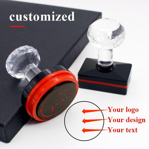 Personalized Logo Self inking Stamp Customized Photosensitive-HA00027-Veeddydropshipping