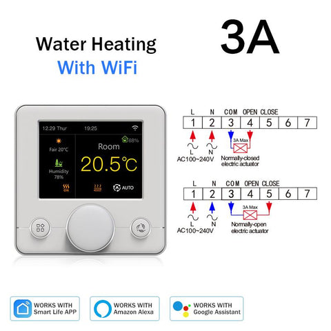 Tuya Smart Wifi Thermostat Electric Floor Heating Water Gas Boiler Termostato-TI01115-Veeddydropshipping