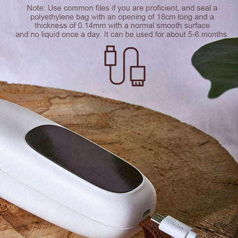 Portable USB Rechargeable Heated Plastic Bag-HA00947-Veeddydropshipping