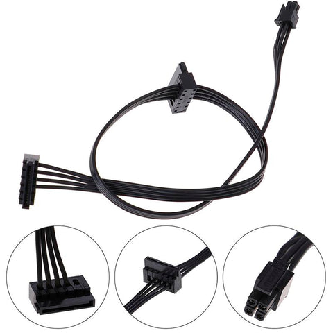 1Pc 45CM Cable MINI 4 Pin Turn 2 SATA Power Supply For Lenovo Main Board Interface Small -CE00115-Veeddydropshipping