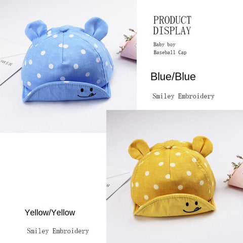 Baby Hats Newborn Summer Baby Cap for New Born Baseball Cap With-TB00460-Veeddydropshipping