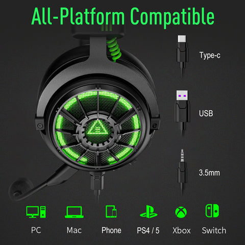 Wired Headset Gamer Surround Gaming Headphones-Veeddydropshipping