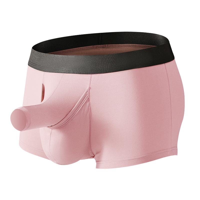 Boxers Underwear Sexy Long Penis Pouch Boxershorts Underpants Male-MF01619-Veeddydropshipping