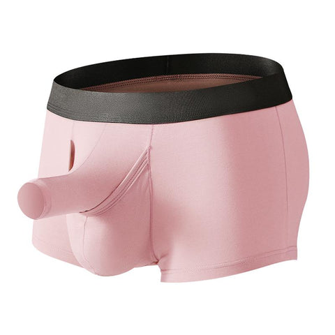 Boxers Underwear Sexy Long Penis Pouch Boxershorts Underpants Male-MF01619-Veeddydropshipping