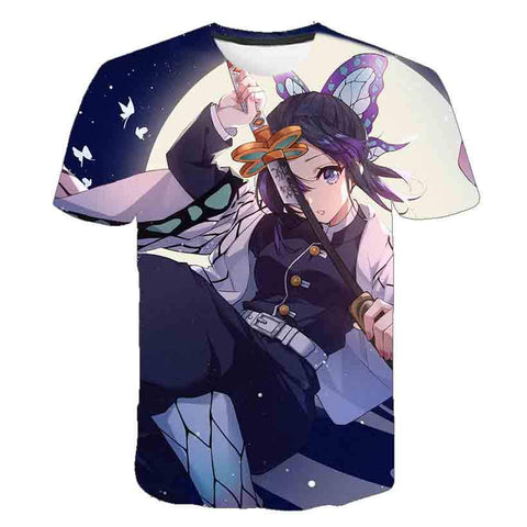 2023 Summer New Demon Slayer T Shirts 1 3 4 6 8 14 Years Kids Children-TB01134-Veeddydropshipping