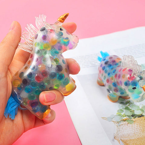 Luminous Unicorn Stress Balls Toy Squeeze Toys Stress Relief Fidget-TB01510-Veeddydropshipping
