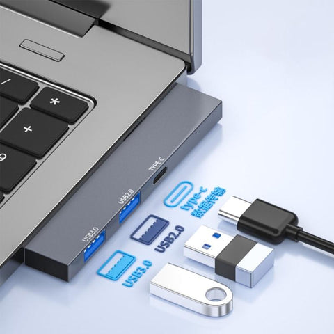Hub  Extended Plug Slim Portable Splitter Accessories-CO00142-Veeddydropshipping