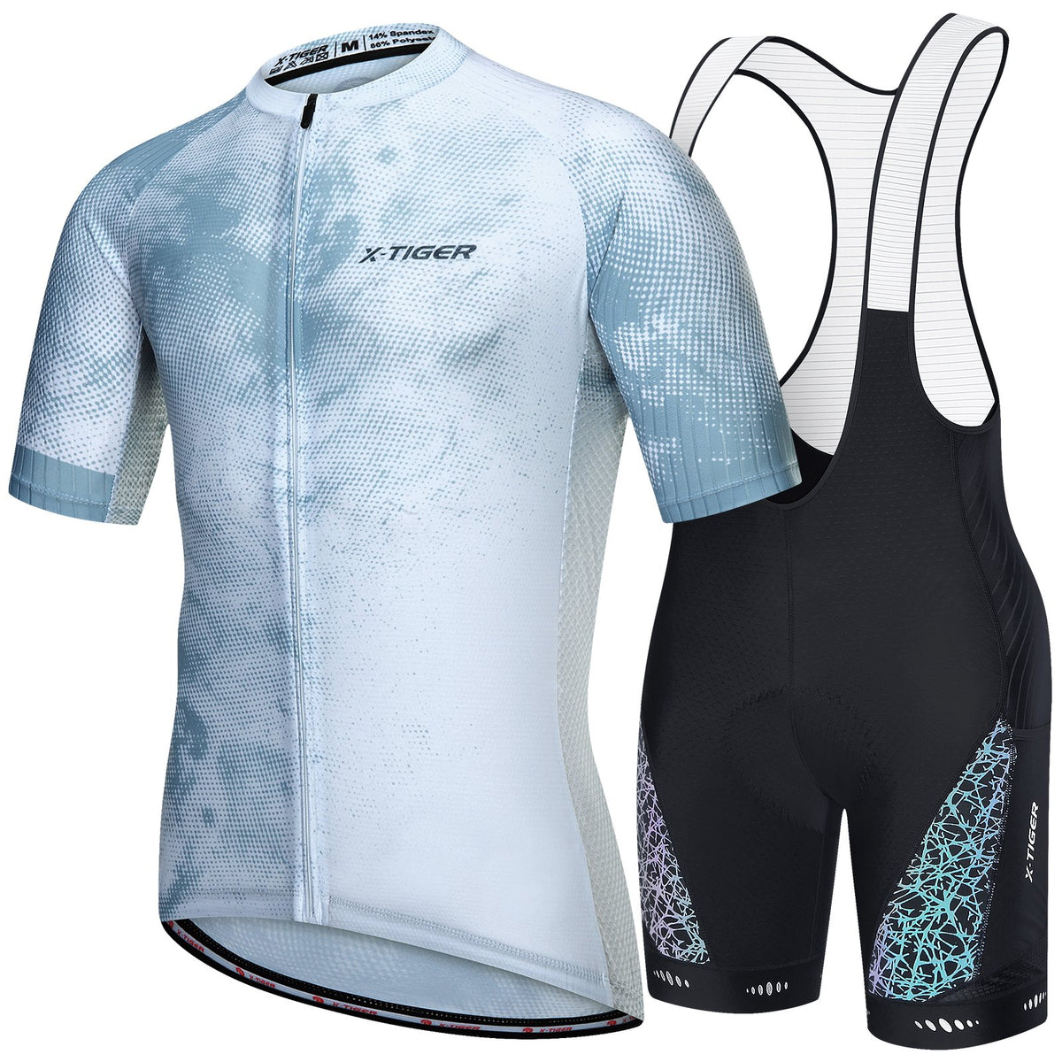 Cycling Jersey Set Quick-Dry Breathable Road Bike Bicycle Shirt Bib Shorts -OS01145-Veeddydropshipping