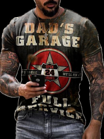 T-shirt 3D vintage motorcycle oversized T-shirt men's clothing bicycle racing T-shirt-Veeddydropshipping