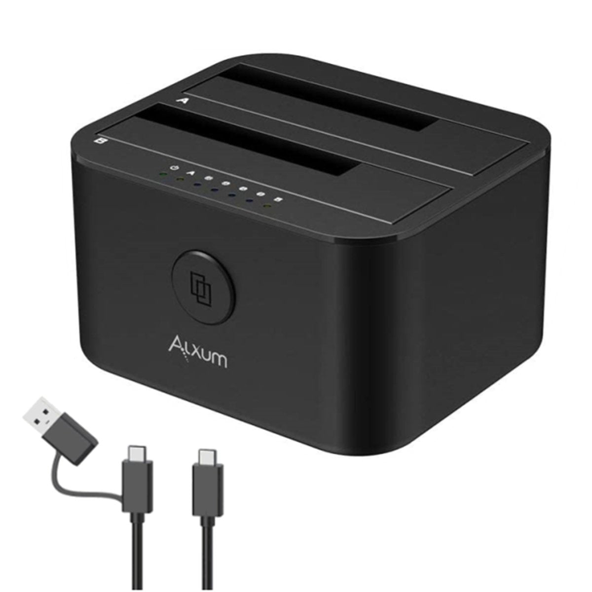 Dual-bay Hard Drive Docking Station-CO00958-Veeddydropshipping