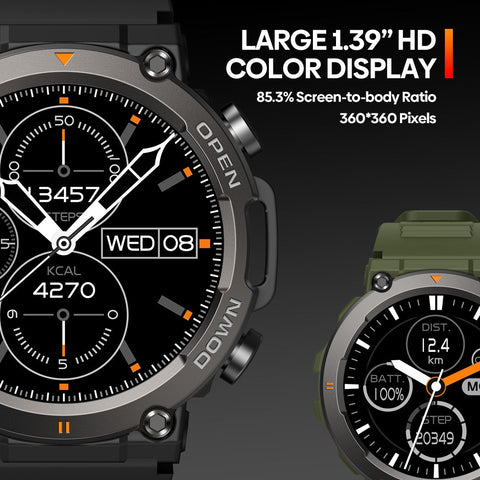 Sports Modes Rugged Smartwatch  Calls Health-JW00856-Veeddydropshipping