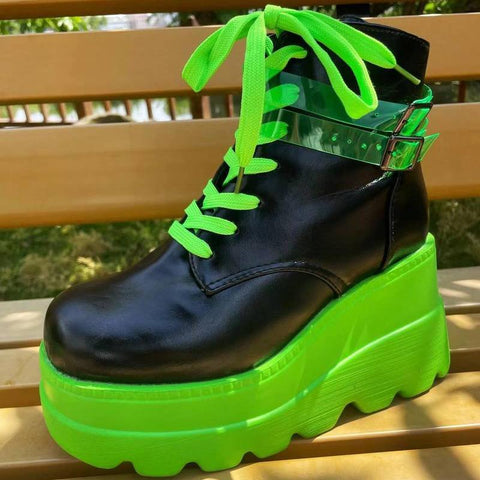 High Heels Cosplay Fashion Winter Wedges Boots-BS01010-Veeddydropshipping