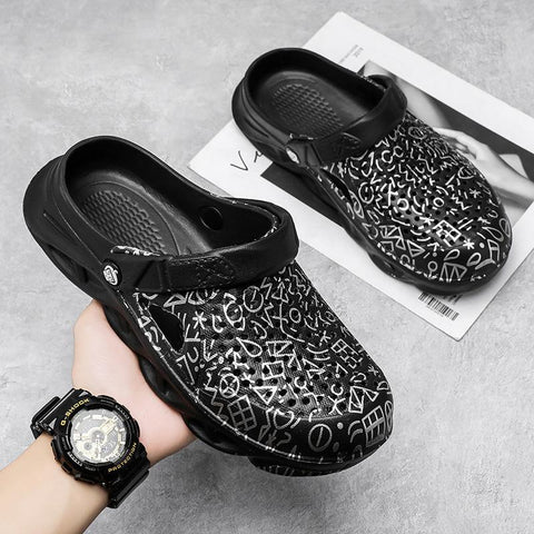 Slippers Baotou Shoes Breathable Large Size Men&#39;s-BS01480-Veeddydropshipping