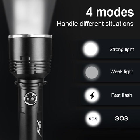 Most Powerful XHP100 Diving Led Flashlight 18650 Rechargeable-TI00953-Veeddydropshipping