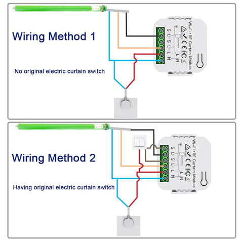 IsFriday Blind WiFi Curtain Switch Tuya Electric Rolling Shutter 433MHz RF-TI01056-Veeddydropshipping