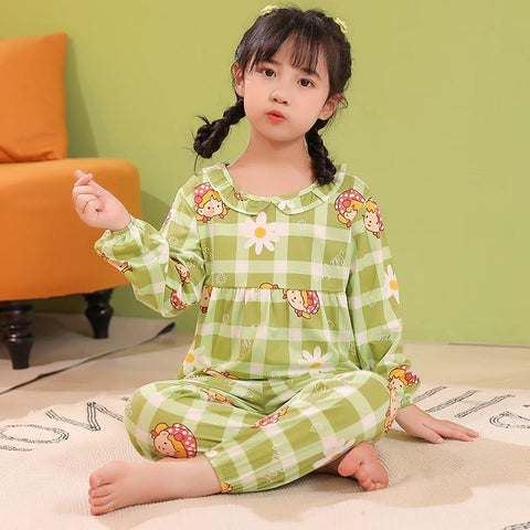 New Fashion 2022 Spring Children Pajamas Set Long Sleeve Autumn Kids-TB01103-Veeddydropshipping