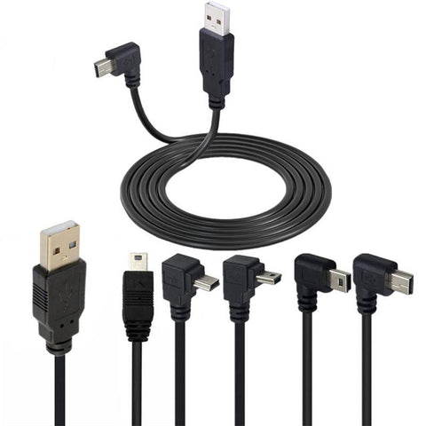 USB 2.0 Male to Mini USB UP Down Left Right Angled 90 Degree Cable-CE00002-Veeddydropshipping