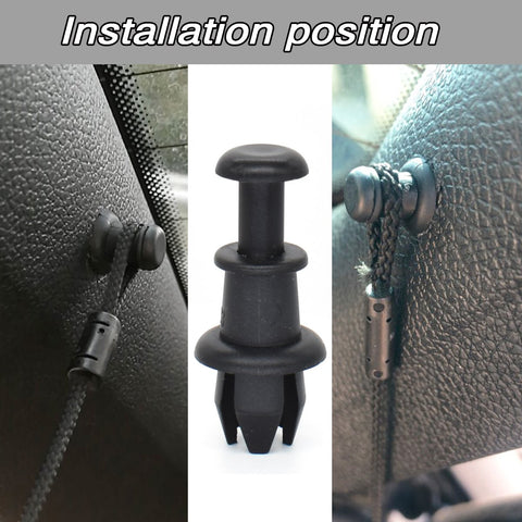 Trunk Parcel Shelf Tray Strap String Clips Hook Tonneau-AM01341-Veeddydropshipping