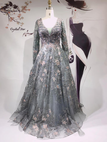 Long Luxury Evening Dresses Gowns-WF01543-Veeddydropshipping