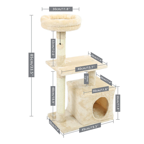 Drop Shipping Cat Tree Tall Cat Tower-HA01423-Veeddydropshipping