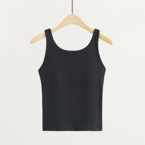 U-neck Backless Yoga Shirts Light Support Gym Clothing Fitness Vest Naked -OS00810-Veeddydropshipping