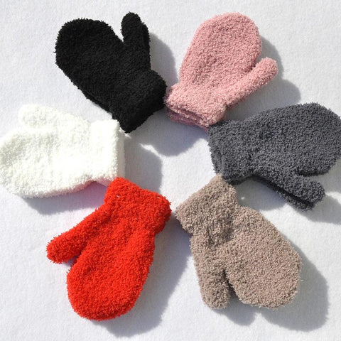 Full Finger Gloves For 1-4Y Kids Gloves Winter Plus Velvet Mittens Children-OS01087-Veeddydropshipping