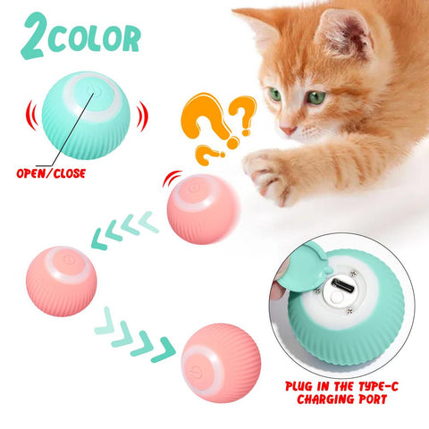 Smart Cat Toys Automatic Rolling Ball Electric-HA01400-Veeddydropshipping