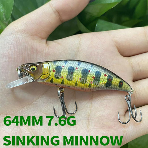 2022 NEW 51mm 4.2g Mini Sinking Minnow Fishing Lures Jerkbaits Peche Artificial Bait  Wobbler Lure-OS00411-Veeddydropshipping