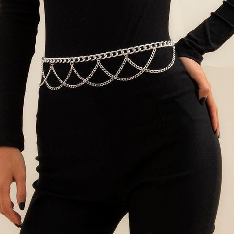 Multi Layer Waist Chain Belt for Women Alloy Metal Gold Color-JW01364-Veeddydropshipping