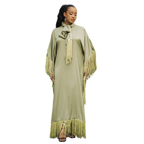 Tassel Dresses For Women African-WF01744-Veeddydropshipping