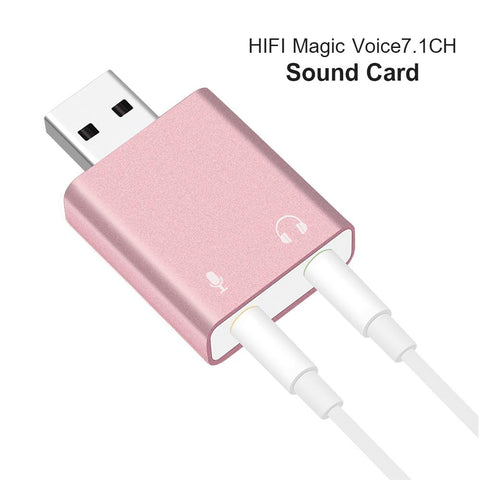 External  Headphone Adapter Stereo Audio Mic Sound Card-CO00086-Veeddydropshipping