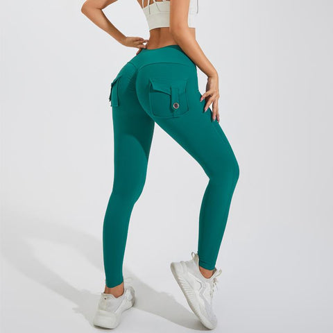 Gym Leggings Women Scrunch Bum High-waisted Yoga Pants Sexy Tights Workout-OS00788-Veeddydropshipping