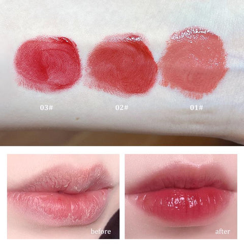 Cute Fruit Lip Balm Peach Tea Color Lip Gloss-BH00641-Veeddydropshipping