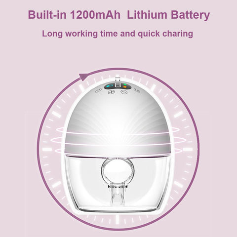 Wearable Breast Pump Hand Free Electric Breast Pump for Breastfeeding-TB00632-Veeddydropshipping