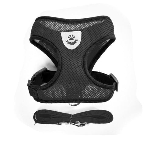Cat Dog Harness with Lead Leash Adjustable Vest-HA01368-Veeddydropshipping