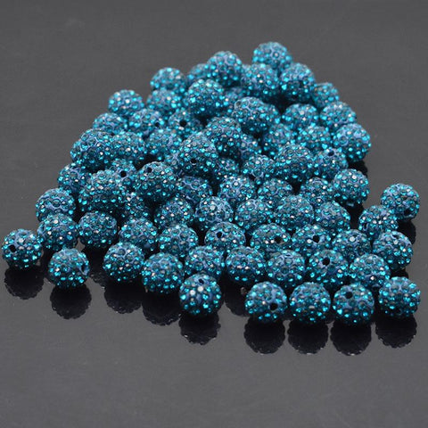 Crystal Disco Clay Spacer Beads For DIY Jewelry Making -JW01523-Veeddydropshipping