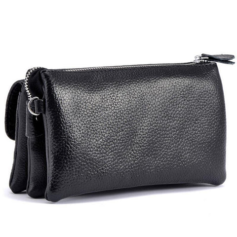 leather Women evening clutch bags ladies wallet woman purse shoulder-BS00224-Veeddydropshipping