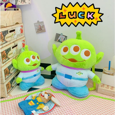 Disney Plush Backpack Toy Story 3 Anime Character Alien-TB00052-Veeddydropshipping