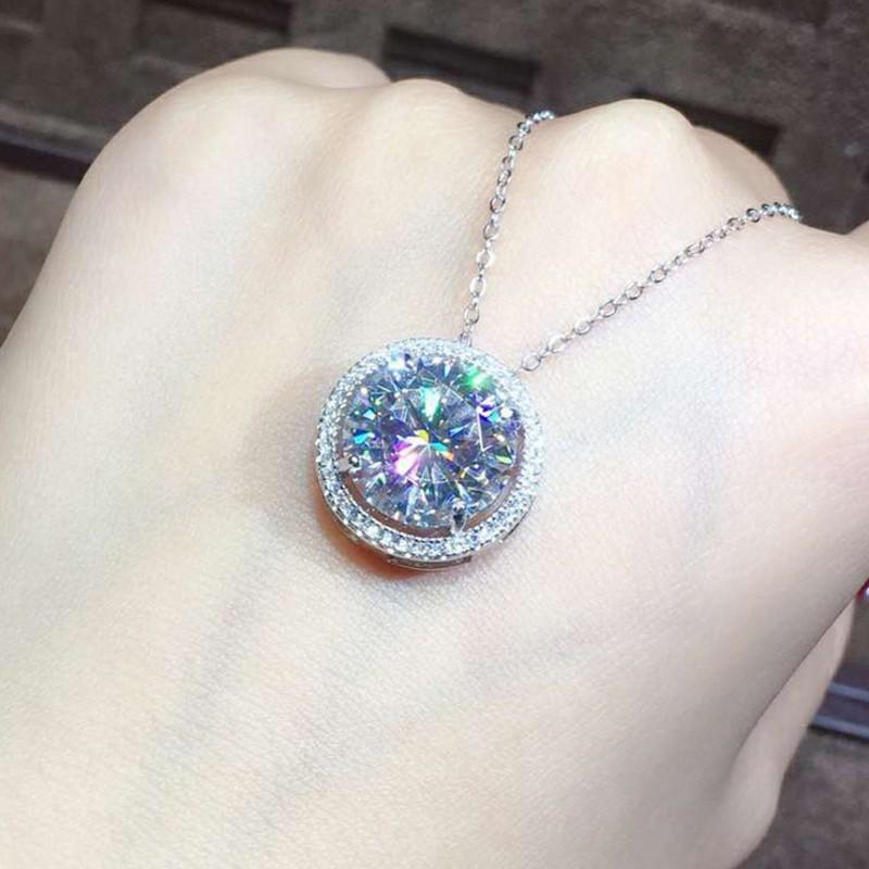 925 Sterling Silver Charm Pendants Necklace For Women Fine Jewelry-JW00055-Veeddydropshipping