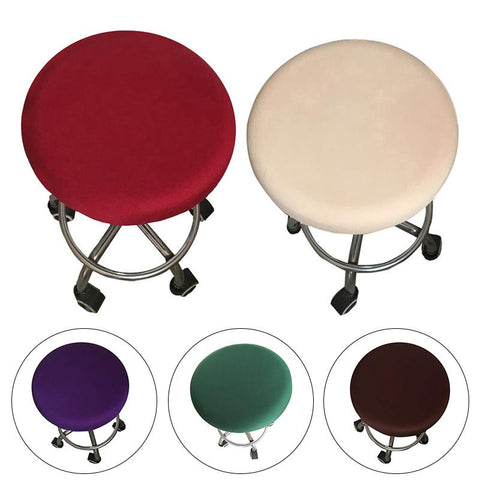 Round Chair Cover Spandex Bar Stool Cover-HA00533-Veeddydropshipping